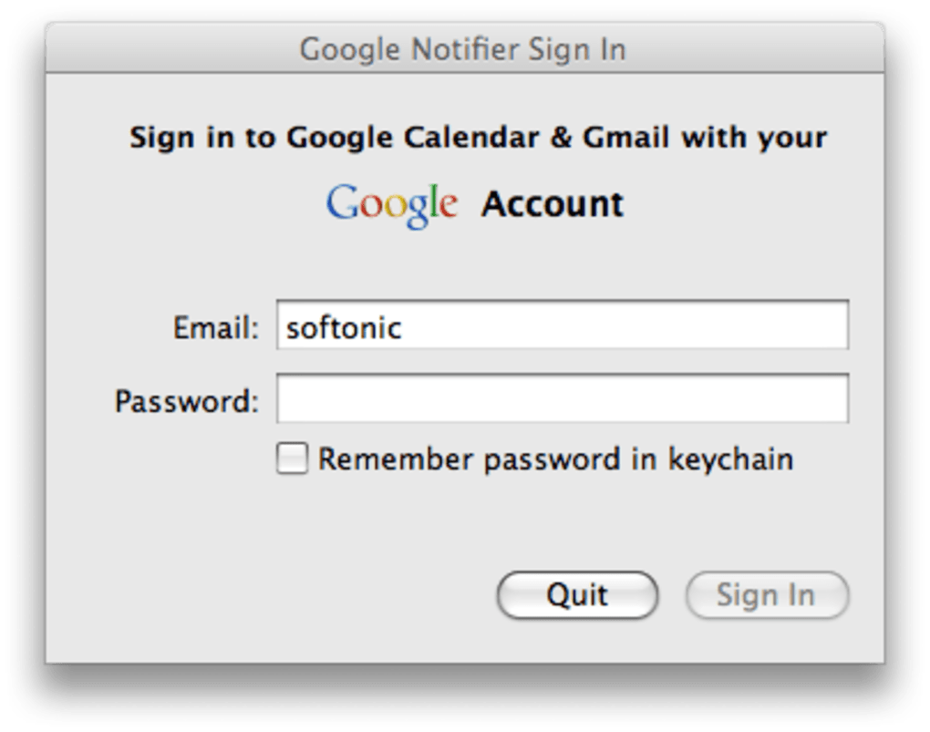 gmail notifier for mac 10.7.5